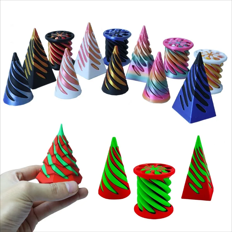 3D Printing Technology - دوامة مخروط ثلاثية الأبعاد مطبوعة Highpass