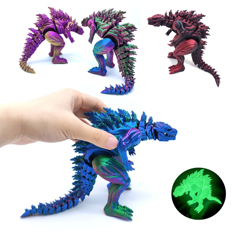 3D Printing Character - مجسم ديناصور ثلاثي الأبعاد مطبوع بتقنية