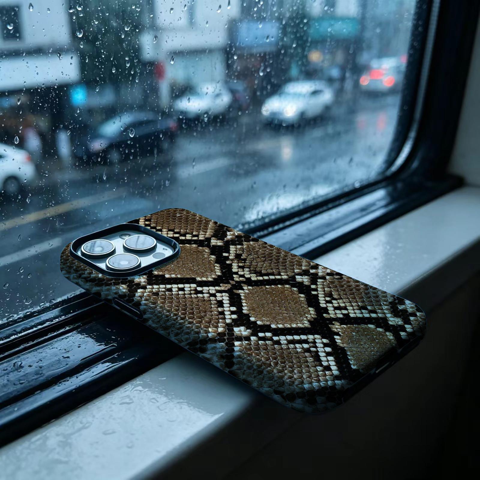 3D Printing Iphone - غطاء هاتف فاخر من جلد الثعبان
