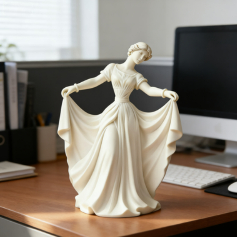 3D Printing Technology - تمثال راقصة باليه مطبوع بتقنية ثلاثية