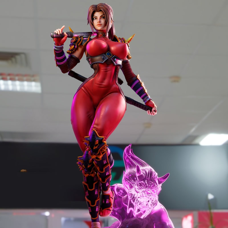 3D Printing Character - 2 أنماط لعبة شخصية 6125 تاكي