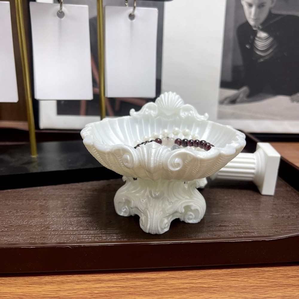3D Printing Ring Holder - صينية مجوهرات أنيقة بتصميم فيونكة ثلاثية