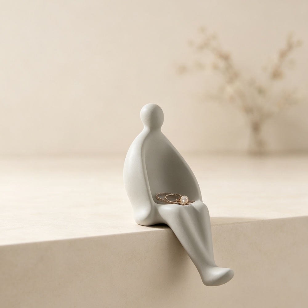 حامل مجوهرات على شكل تمثال جال - مراجعة 3D Printing Ring Holder وسعره