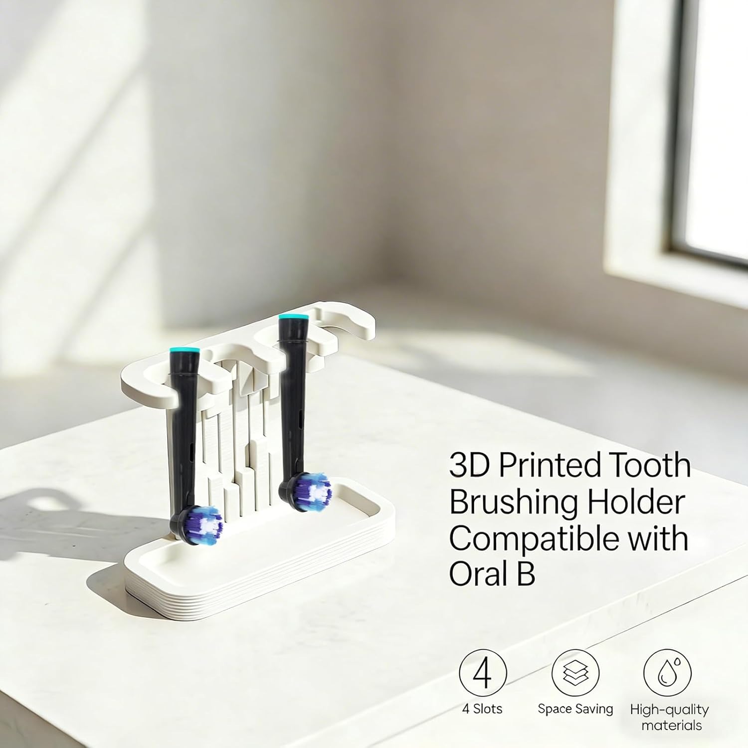 حامل رأس فرشاة الأسنان الكهربا - مراجعة 3D Printing Tooth وسعره