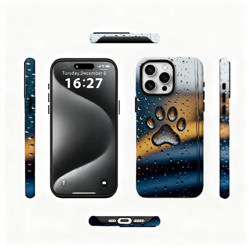 غطاء هاتف 2 في 1 بتصميم بصمة ا - مراجعة 3D Printing Iphone وسعره