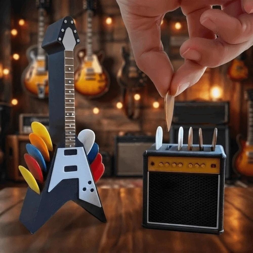 حامل ملاقط الجيتار بتصميم ريتر - مراجعة 3D Printing Guitar وسعره