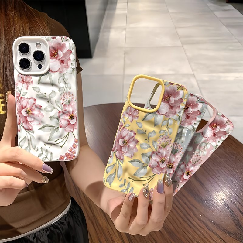 غطاء فاخر بطباعة الزهور لهواتف - مراجعة 3D Printing Iphone وسعره