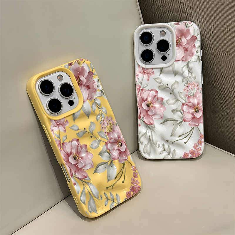 غطاء فاخر بطباعة الزهور لهواتف - مراجعة 3D Printing Iphone وسعره