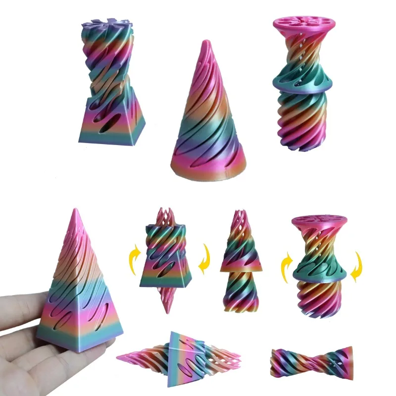 دوامة مخروط ثلاثية الأبعاد مطب - مراجعة 3D Printing Technology وسعره