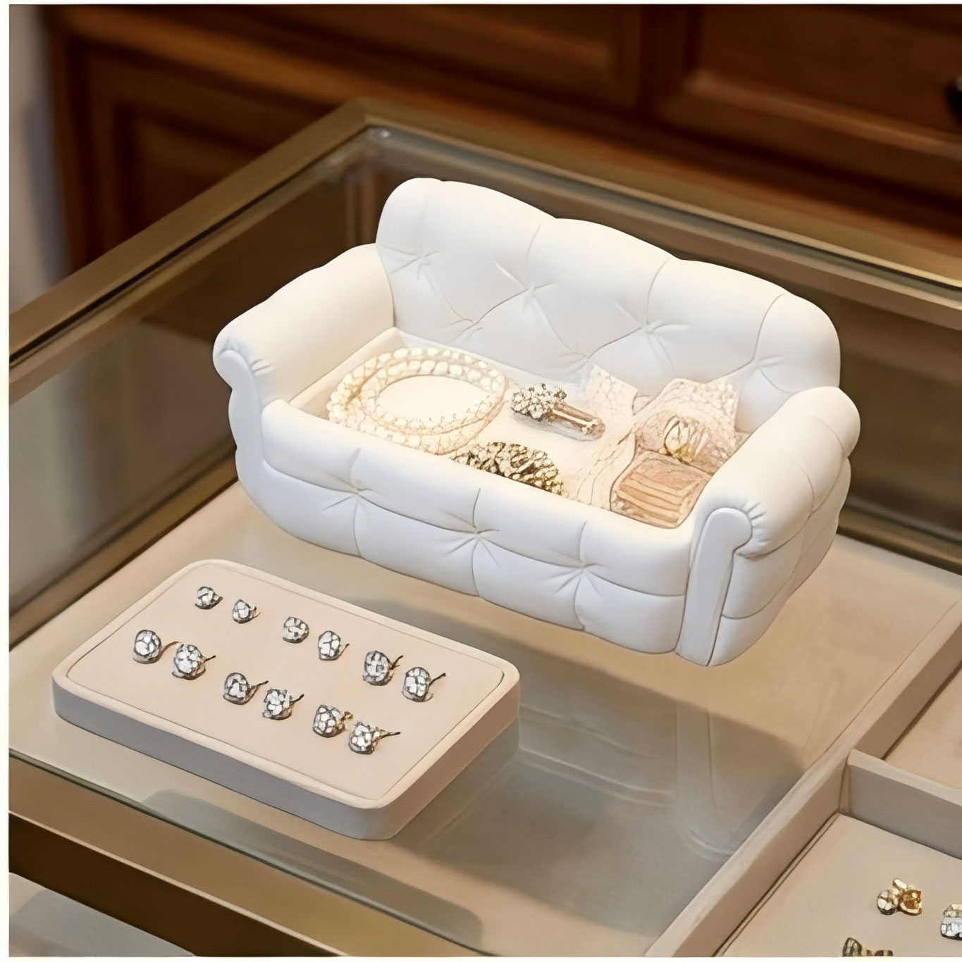 صينية تخزين المجوهرات على شكل  - مراجعة 3D Printing Ring Holder وسعره