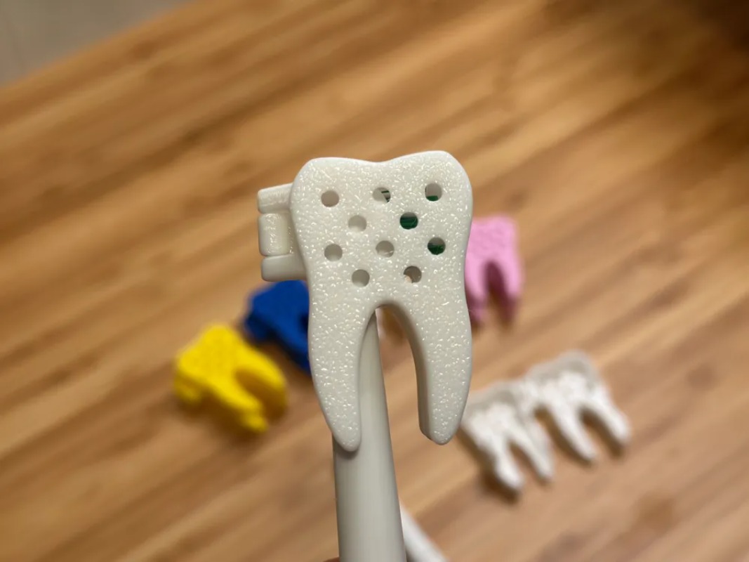 غطاء حماية لطيف على شكل سن مطب - مراجعة 3D Printing Tooth وسعره