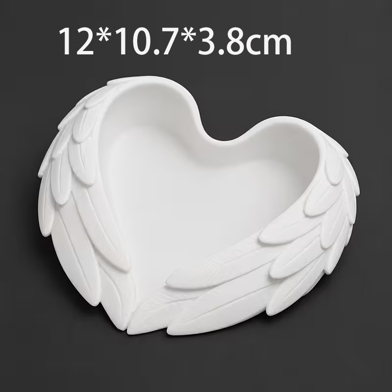 صينية مجوهرات على شكل قلب بأجن - مراجعة 3D Printing Ring Holder وسعره