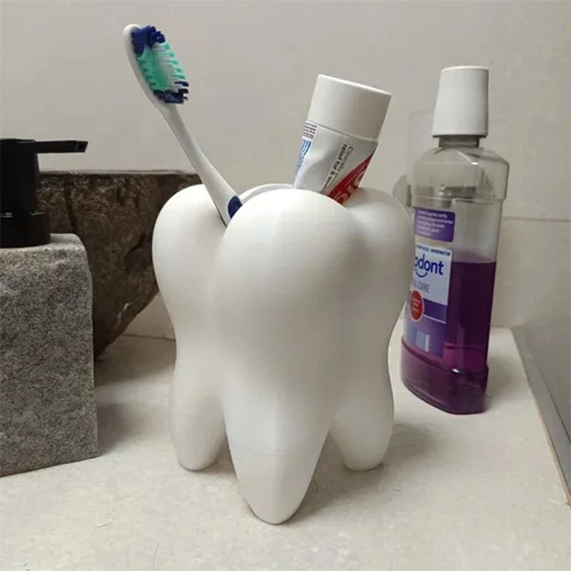 حامل مُنظِم على شكل أسنان مطبو - مراجعة 3D Printing Tooth وسعره