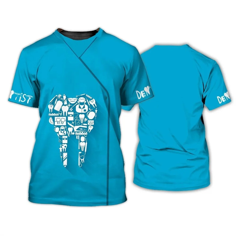 2024 Men's T-shirt Tooth 3d Pr - مراجعة 3D Printing Tooth وسعره